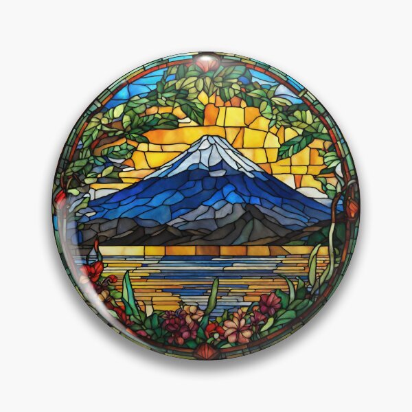 Item preview, Lake Atitlan Guatemala Stained Glass designed and sold by Neeshki.