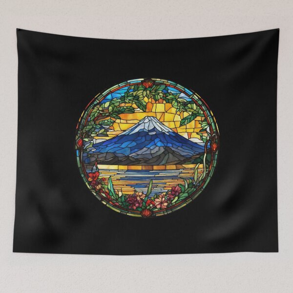 Item preview, Lake Atitlan Guatemala Stained Glass designed and sold by Neeshki.