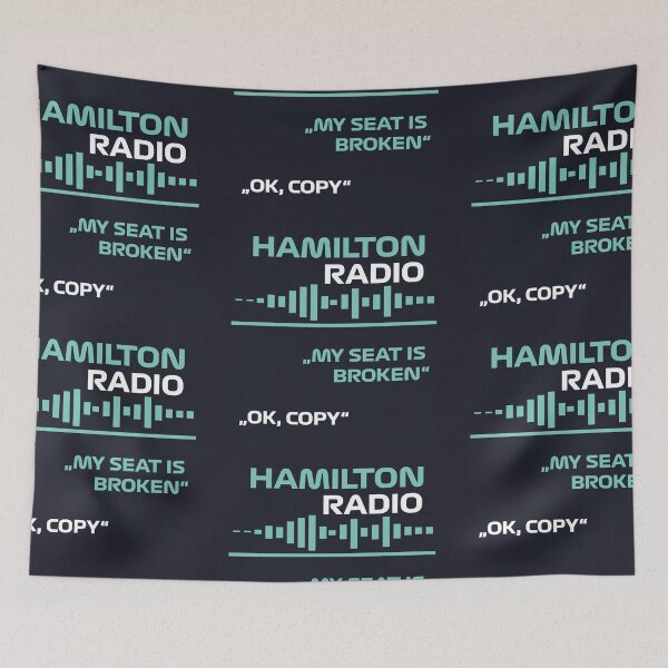 Item preview, F1 Team radio - My seat is broken Lewis Hamilton  designed and sold by Formula 1 Designs.
