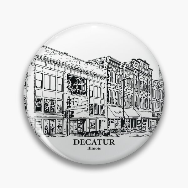 Item preview, Decatur - Illinois designed and sold by Lakeric Cityscapes.