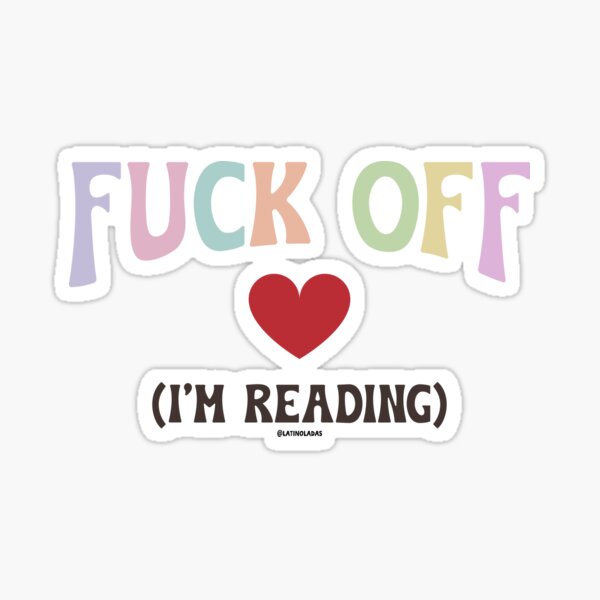 Artikel-Vorschau von Fuck Off Im Reading / Pastellfarben Buchherz Bücherwurm Ästhetischer Leseliebhaber für Kindle Booktrovert Tbr Booktok, designt und verkauft von Latinoladas.