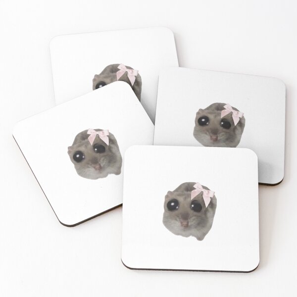 Item preview, Coquette big eye hamster meme designed and sold by scalzone0523.