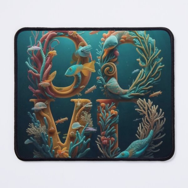 Item preview, Letters from the underwater world designed and sold by Galart58.