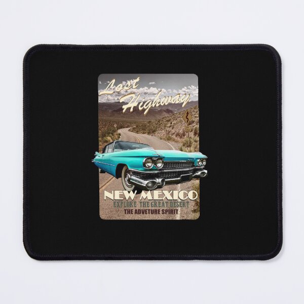 Item preview, Lost Highway New Mexico: Vintage Turquoise Car Graphic Tee designed and sold by Chonguissa Fashion.