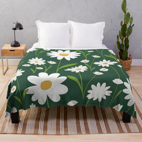 Item preview, Green White Flower Pattern Spring Aesthetic Marguerite Blasingame Jan Berenstain designed and sold by SMARTKIT DESIGNAGENCY.