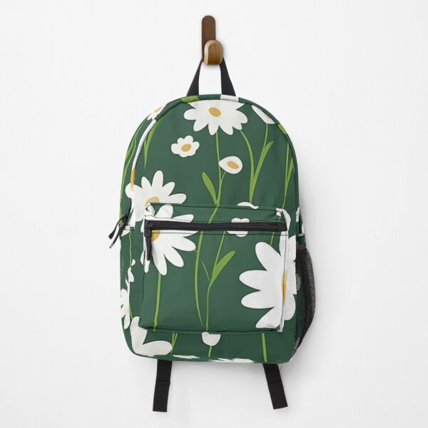 Item preview, Green White Flower Pattern Spring Aesthetic Marguerite Blasingame Jan Berenstain designed and sold by SMARTKIT DESIGNAGENCY.