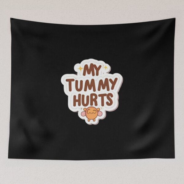 Item preview, My Tummy Hurts Meme designed and sold by Redgiant87x.
