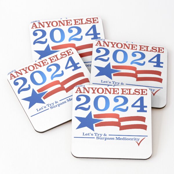 Item preview, Literally Anyone Else for President 2024 - Surpass Mediocrity designed and sold by Nerd Shizzle.