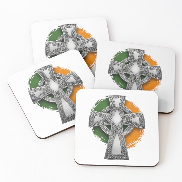Item preview, Irish Republican Celtic Cross with Irish Tricolour designed and sold by REAL IRISH GIFTS.