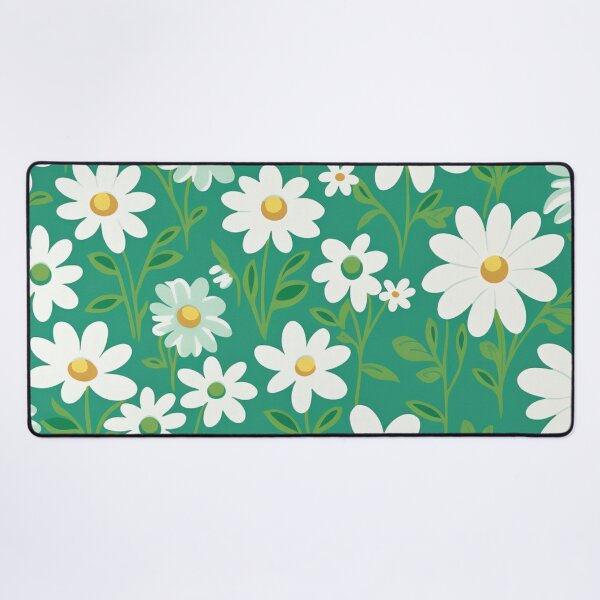 Item preview, Green White Flower Pattern Spring Aesthetic Marguerite Blasingame Jan Berenstain designed and sold by SMARTKIT DESIGNAGENCY.
