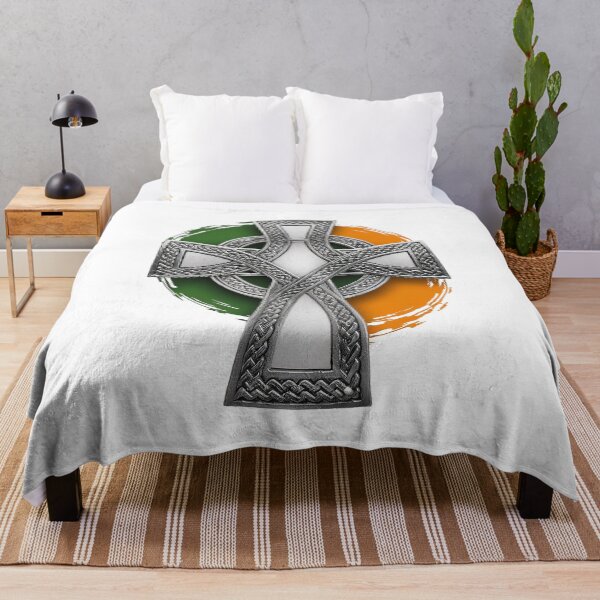 Item preview, Irish Republican Celtic Cross with Irish Tricolour designed and sold by REAL IRISH GIFTS.