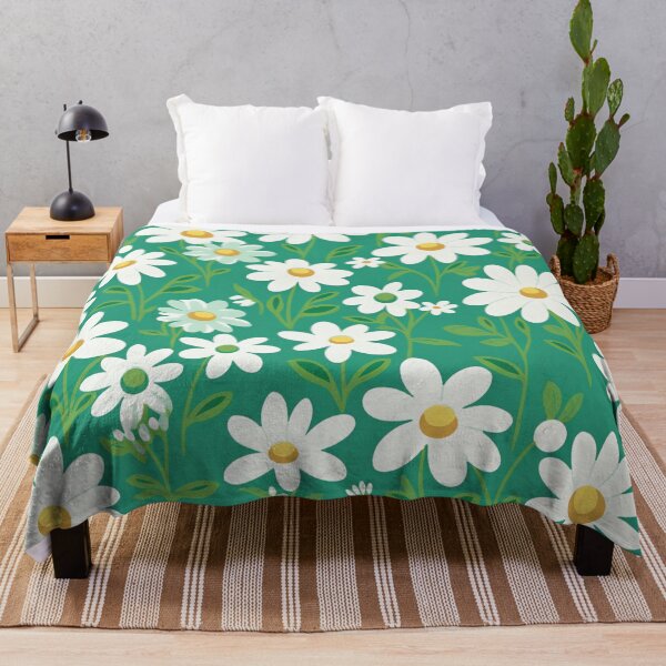 Item preview, Green White Flower Pattern Spring Aesthetic Marguerite Blasingame Jan Berenstain designed and sold by SMARTKIT DESIGNAGENCY.