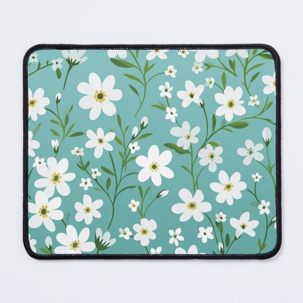 Item preview, Green White Flower Pattern Spring Aesthetic Marguerite Blasingame Jan Berenstain designed and sold by SMARTKIT  DESIGNAGENCY.