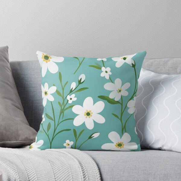 Item preview, Green White Flower Pattern Spring Aesthetic Marguerite Blasingame Jan Berenstain designed and sold by SMARTKIT  DESIGNAGENCY.