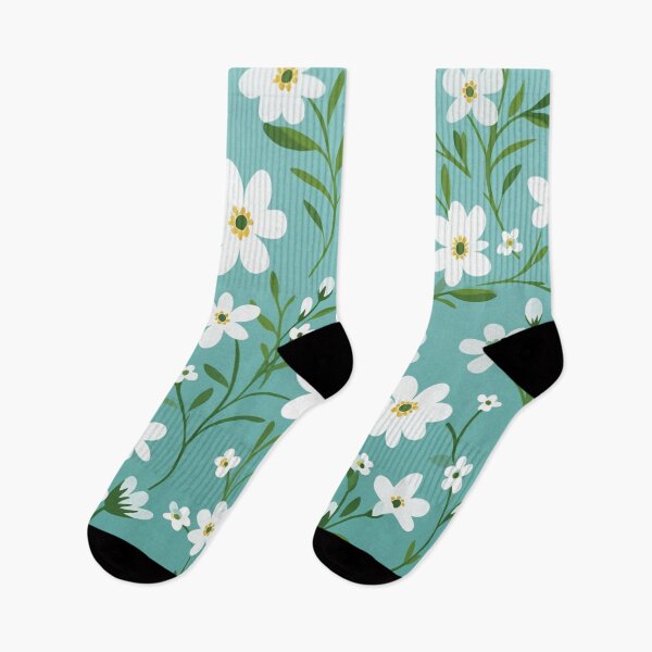 Item preview, Green White Flower Pattern Spring Aesthetic Marguerite Blasingame Jan Berenstain designed and sold by SMARTKIT  DESIGNAGENCY.