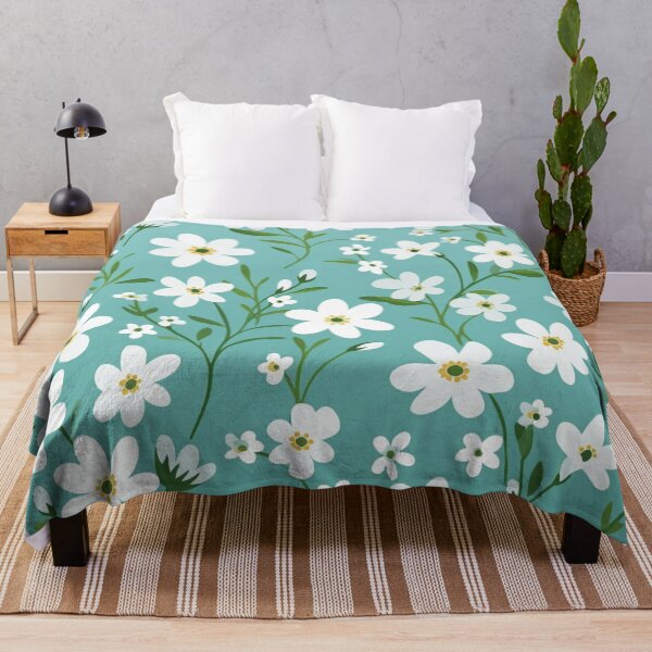 Item preview, Green White Flower Pattern Spring Aesthetic Marguerite Blasingame Jan Berenstain designed and sold by SMARTKIT DESIGNAGENCY.