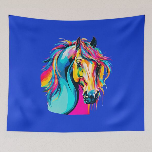 Item preview, Rainbow horse designed and sold by WorldByAnasa.