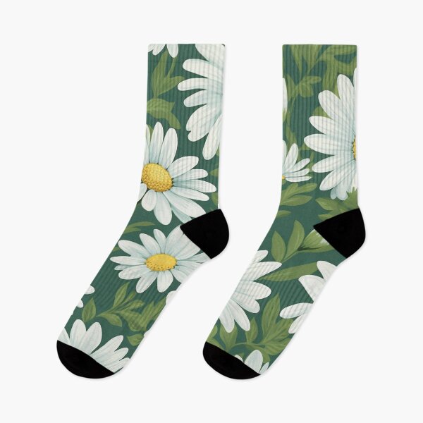 Item preview, Green White Flower Pattern Spring Aesthetic Marguerite Blasingame Jan Berenstain designed and sold by SMARTKIT  DESIGNAGENCY.