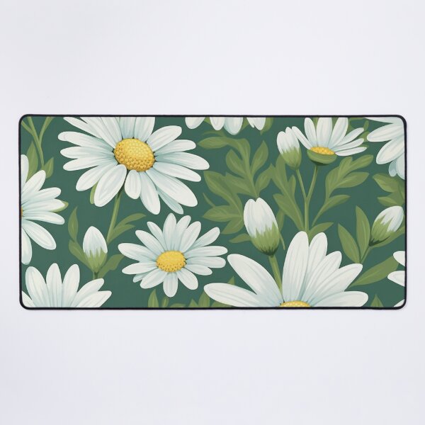 Item preview, Green White Flower Pattern Spring Aesthetic Marguerite Blasingame Jan Berenstain designed and sold by SMARTKIT DESIGNAGENCY.