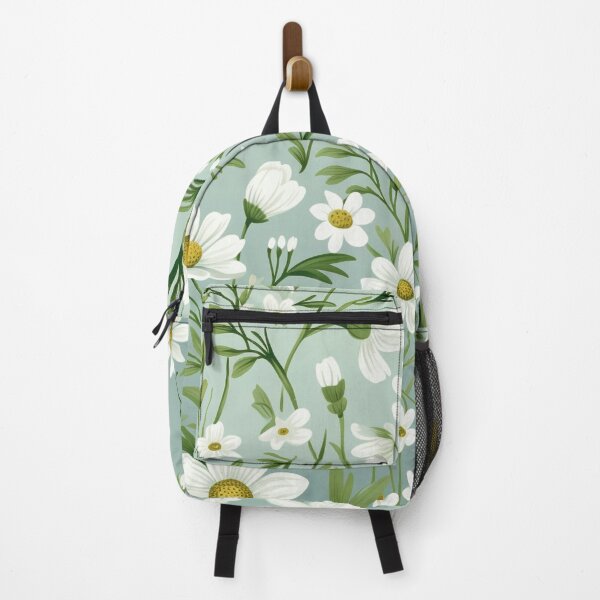 Item preview, Green White Flower Pattern Spring Aesthetic Marguerite Blasingame Jan Berenstain designed and sold by SMARTKIT DESIGNAGENCY.