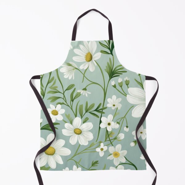 Item preview, Green White Flower Pattern Spring Aesthetic Marguerite Blasingame Jan Berenstain designed and sold by SMARTKIT  DESIGNAGENCY.