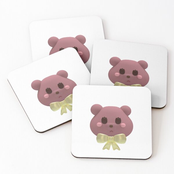 Item preview, Sad Bear with Bow designed and sold by guchagucha.