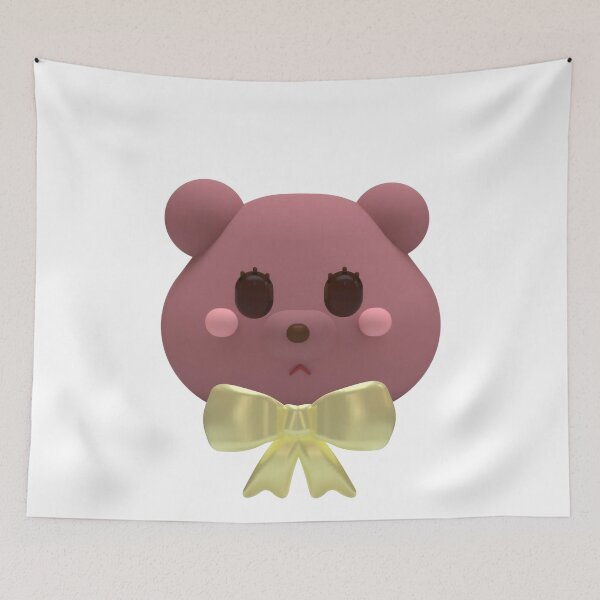 Item preview, Sad Bear with Bow designed and sold by guchagucha.