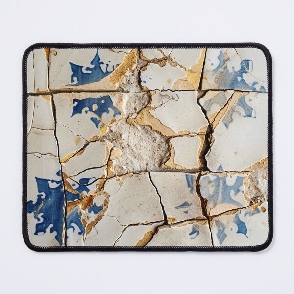 Item preview, Cracked Portuguese Tiles designed and sold by Brendon987.