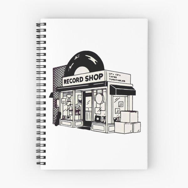 Item preview, Record shop designed and sold by OldSchoolRetro.