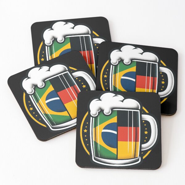 Item preview, Beer mug with Brazil and Germany flag in it designed and sold by rwstamp.