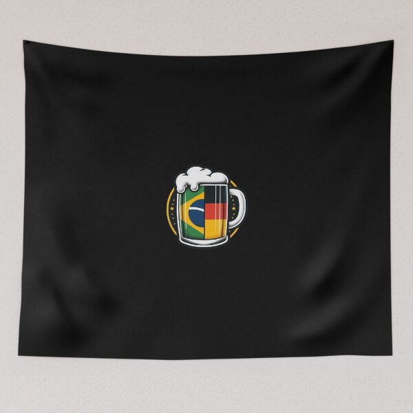 Item preview, Beer mug with Brazil and Germany flag in it designed and sold by rwstamp.
