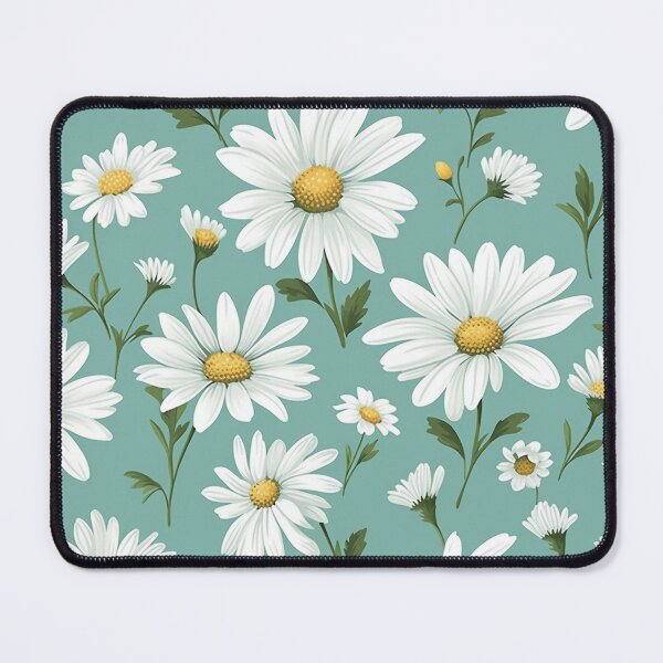 Item preview, Green White Flower Pattern Spring Aesthetic Marguerite Blasingame Jan Berenstain designed and sold by SMARTKIT DESIGNAGENCY.