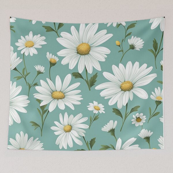 Item preview, Green White Flower Pattern Spring Aesthetic Marguerite Blasingame Jan Berenstain designed and sold by SMARTKIT  DESIGNAGENCY.