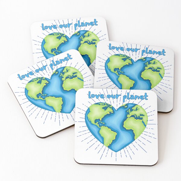 Item preview, Love Our Planet Heart designed and sold by TemboDreams.