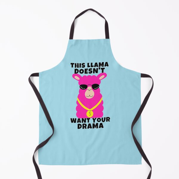 Item preview, This Llama Doesn't Want Your Drama Cute Funny Alpaca Pun designed and sold by ricricswert.