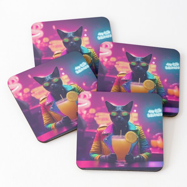 Item preview, Stellar Whiskers Bar: Cosmic Cats Edition designed and sold by GAGGAofficial.