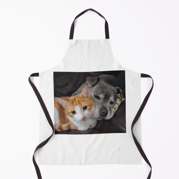 Item preview, Cat loving Staffie. designed and sold by DawnyClark.
