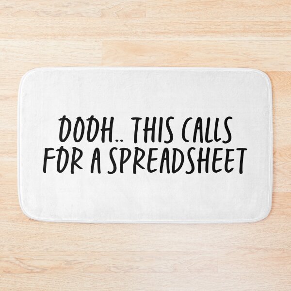 Item preview, Oooh This Calls For A Spreadsheet designed and sold by ScienceCorner.