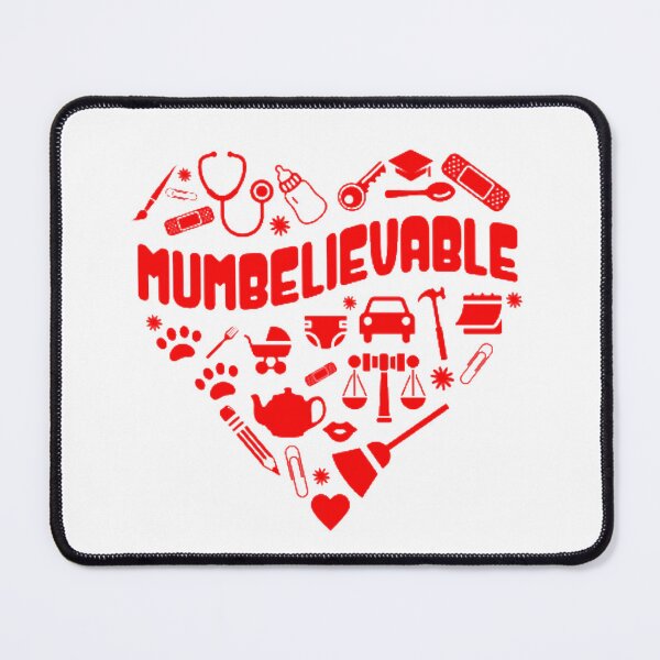 Item preview, Classic Mothers Day T-Shirt Mumbelievable designed and sold by J4mgr3m4r.