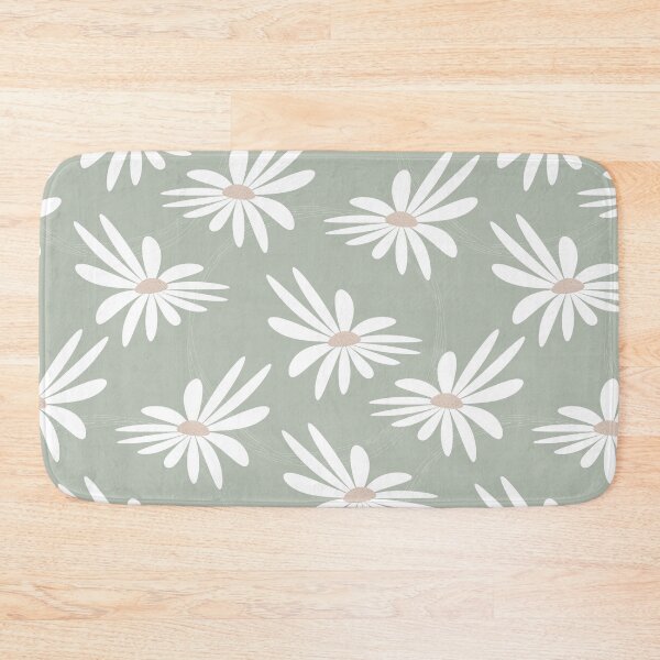 Item preview, Flowers on warm sage designed and sold by Marla-und-Bob.