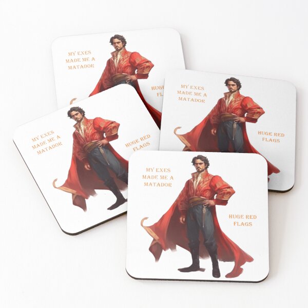 Item preview, El Matador con las Banderas Rojas designed and sold by Bring Back Culture.