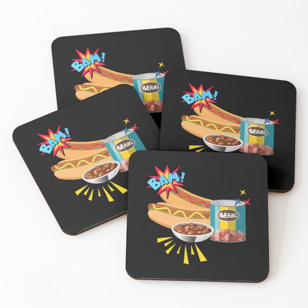 Item preview, Franks and Beans Comic Pop Art designed and sold by SunandShade.