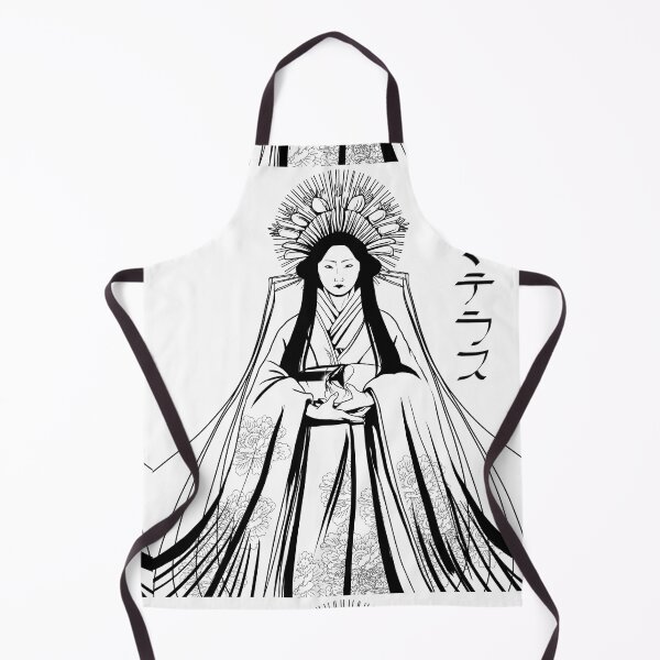 Item preview, Sun Goddess Amaterasu Black and white - Katakana Typography designed and sold by Leeh-designs.