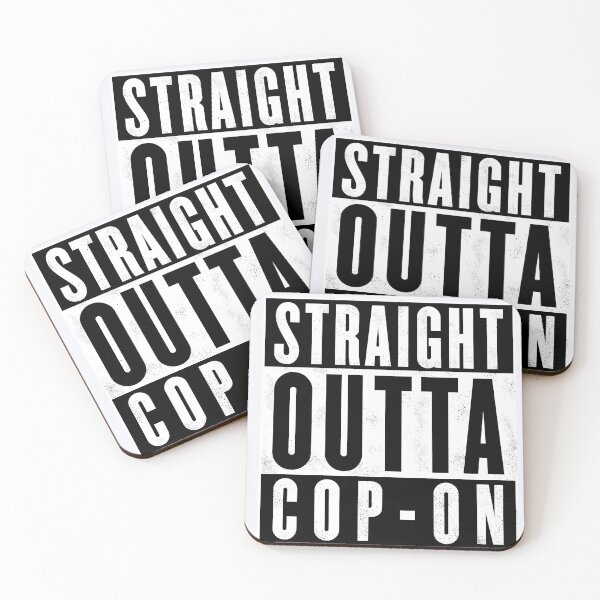 Item preview, Straight Outta Cop On Tee Design designed and sold by DigitalandPhoto.