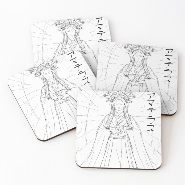 Item preview, Sun Goddess Amaterasu Line - Katakana Typography designed and sold by Leeh-designs.
