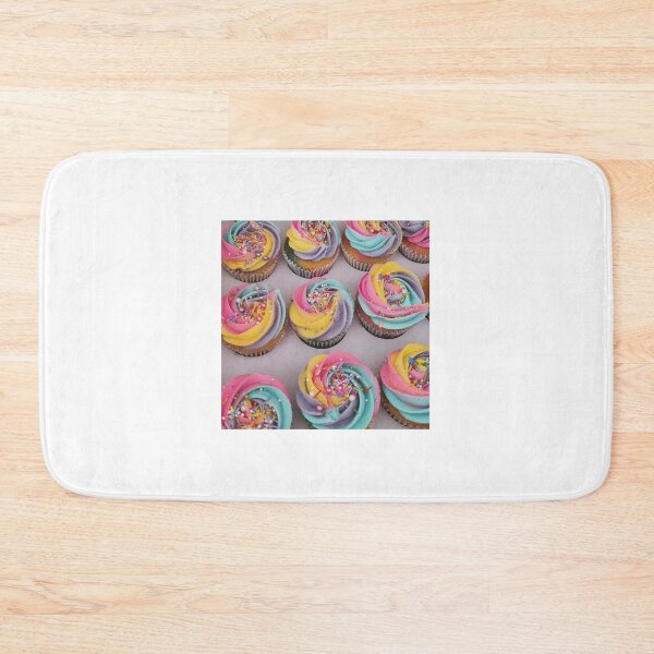 Item preview, Rainbow cupcakes designed and sold by sugarrosekitch.