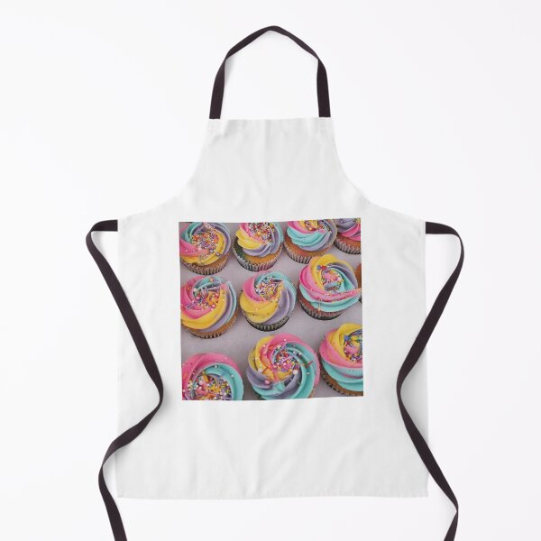 Item preview, Rainbow cupcakes designed and sold by sugarrosekitch.