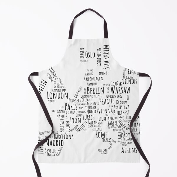 Item preview, Stylized map of Europe (light version) designed and sold by Feyd-Design.