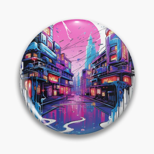 Item preview, Trippy Sci-fi City designed and sold by slemfiskz.