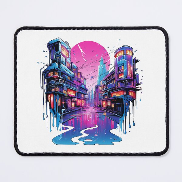 Item preview, Trippy Sci-fi City designed and sold by slemfiskz.
